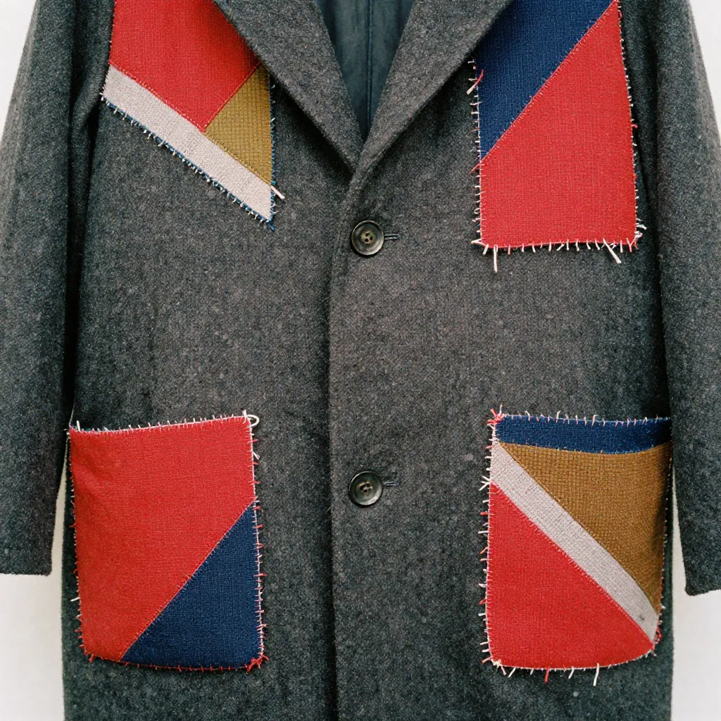 Textile mending workspace