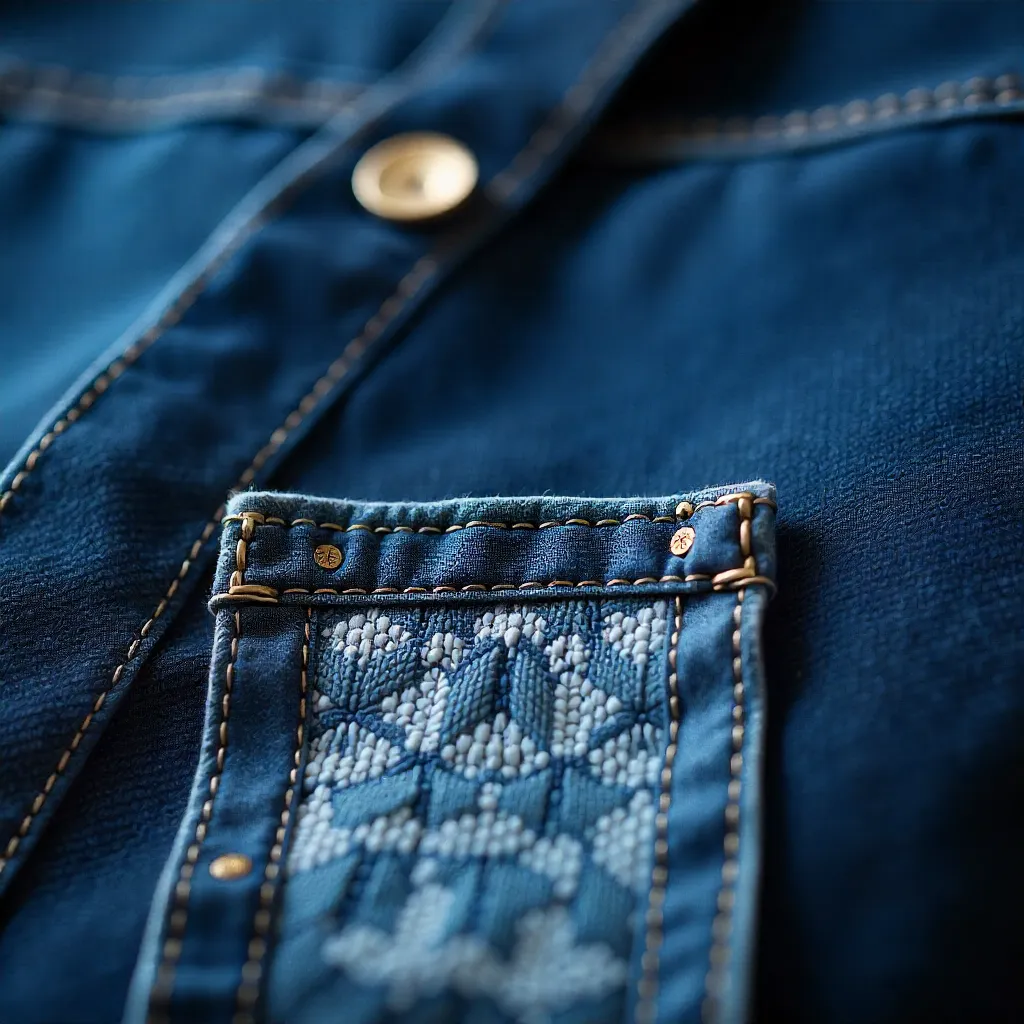 Denim repair example